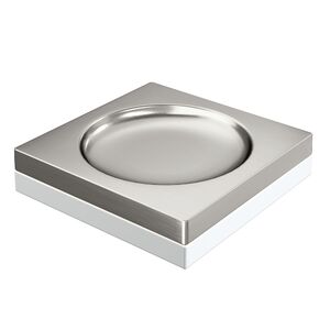 Мыльница квадратная Qubic Nickel Brush Boheme 10960-NB