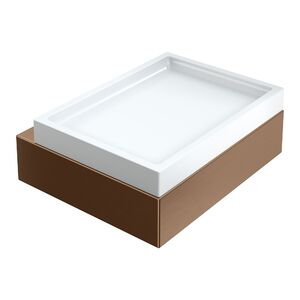 Мыльница настенная Qubic Brushed Bronze Boheme 10723-BRB