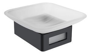 Мыльница Boheme Q 10943-G-B черный матовый с золотом