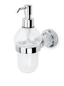 Настенный диспенсер Boheme Murano Cristal 10912-CRST-CH хром