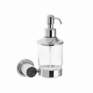 Настенный диспенсер ROYALE CRISTAL BLACK ХРОМ Boheme 10932-CR-B