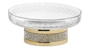 Настольная мыльница Boheme Royal Cristal 10930-G золото