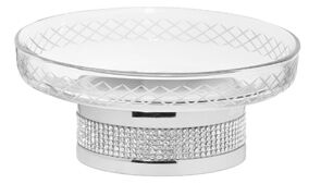 Настольная мыльница Boheme Royal Cristal 10930-CR хром