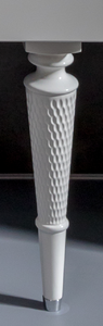 Ножки SPIRALE 35 см белые (пара) Armadi Art 847-W-35