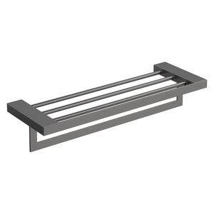 Полка для полотенец Qubic Gun Metal Boheme 10737-GM