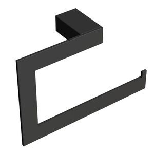 Полотенцедержатель кольцо Qubic Black Boheme 10725-B