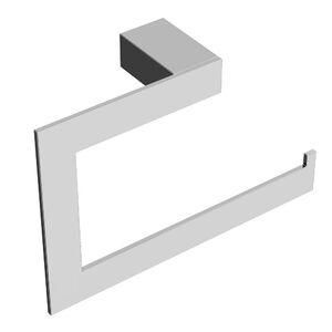 Полотенцедержатель кольцо Qubic Chrome Boheme 10725-CR