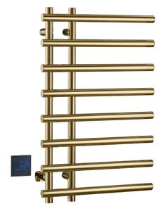 Полотенцесушитель электрический круглый сухой Boheme Uno MATT GOLD 722-MG