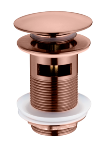 Донный клапан для раковины Boheme, автомат (клик-клак) BRUSHED BRONZE c переливом 612/2-BRB