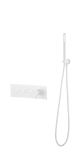 Смеситель Boheme FUSION с ручным душем Matt White 130-SYS-MW цвет белый матовый