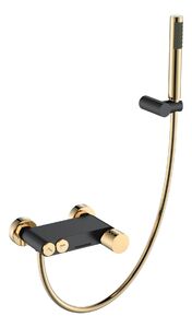Смеситель Boheme STICK для ванны BLACK DIAMOND GOLD 123-BG цвет золото глянцевое