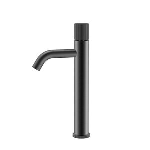 Смеситель Boheme STICK 122-GM.2 Gun Metal высокий с ручкой LINEA