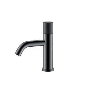 Смеситель Boheme STICK 121-SGM для раковины Shine Gun Metal SPIRALE