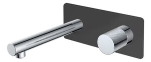 Смеситель Boheme Stick 125-BCR.2 BLACK TOUCH CHROME для раковины
