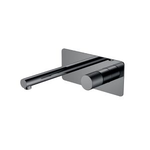 Смеситель Boheme STICK 125-SGM.4 из стены Shine Gun Metal SPIRALE
