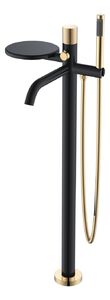 Смеситель Boheme STICK напольный BLACK TOUCH GOLD 129-BG.2 цвет золото глянцевое