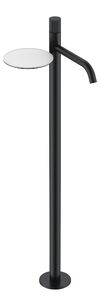 Смеситель Boheme STICK напольный для раковины BLACK LINEA 120-BB.3 цвет черный матовый