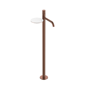 Смеситель Boheme STICK напольный для раковины BRUSHED BRONZE SPIRALE 120-BRB.4 цвет бронза