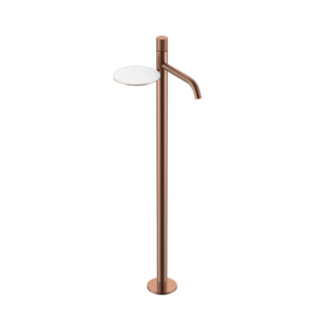 Смеситель Boheme STICK напольный для раковины COPPER BRUSHED SPIRALE 120-CB.4 цвет медь