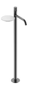 Смеситель Boheme STICK напольный для раковины GUN METAL LINEA 120-GM.3 цвет вороненая сталь