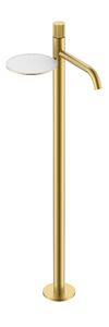 Смеситель Boheme STICK напольный для раковины MATT GOLD LINEA 120-MG.3 цвет матовое золото