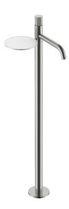 Смеситель Boheme STICK напольный для раковины Nikel Brush с ручкой LINEA 120-NB.3 цвет никель