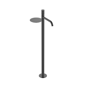 Смеситель Boheme STICK напольный для раковины Shine Gun Metal c ручкой TOUCH 120-SGM.2 цвет вороненая сталь