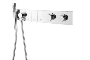 Смеситель Boheme ZODIAC THERMO с ручным душем CHROME 133-SYS-CR цвет хром