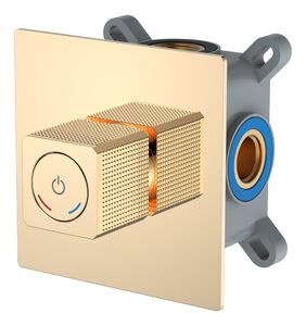 Смеситель Boheme автоматический встроенный QUAD Gold 154-5-G цвет золото глянцевое
