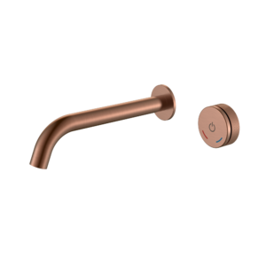 Смеситель Boheme автоматический для раковины из стены на 2 отв. TECH Copper Brushed 158/2-CB цвет медь