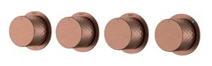 Смеситель Boheme встроенный STICK DIAMOND BRUSHED BRONZE 5-проходной 124-5-BRB.1 цвет бронза