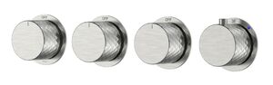 Смеситель Boheme встроенный с термостатом STICK DIAMOND NICKEL BRUSH 5-проходной 124-T-5-NB.1 цвет никель