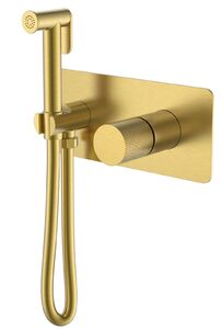 Гигиенический душ со смесителем Boheme Stick 127-MG.2 Matt Gold c ручкой TOUCH