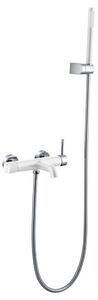Смеситель для ванны Boheme Uno White Chrome 463-WCR
