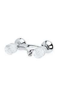 Смеситель для душа Boheme CRYSTAL Хром (двуручковый) 274-CRST
