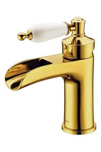 Смеситель для раковины Boheme Vogue цвет золото 211