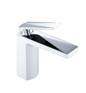 Смеситель для раковины Boheme Venturo 371-W хром / белый 