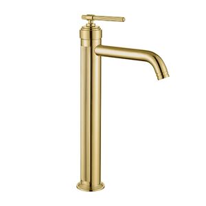 Смеситель Boheme для раковины высокий ETERNA GOLD 172-G цвет золото глянцевое