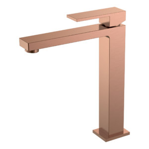 Смеситель Boheme для раковины высокий Qubic Copper Brushed 472-CB цвет медь