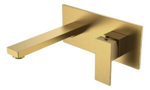 Смеситель для раковины из стены Boheme Qubic Bronze 475-BR
