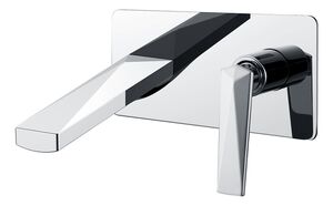 Смеситель для раковины из стены Boheme Venturo 375 цвет хром