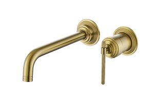 Смеситель Boheme для раковины из стены, ETERNA MATT GOLD 175-MG цвет матовое золото