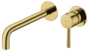 Смеситель Boheme Uno 465-G Gold для раковины встраиваемый