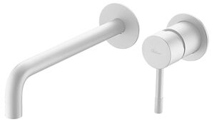 Смеситель Boheme Uno 465-MW Matt White для раковины встраиваемый