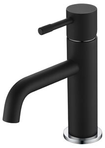 Смеситель для умывальника Boheme Uno Black Chrome 461-BCR