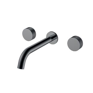Смеситель Boheme из стены STICK TOUCH на 3 отв. Shine Gun Metal 152-2-SGM.2 цвет вороненая сталь