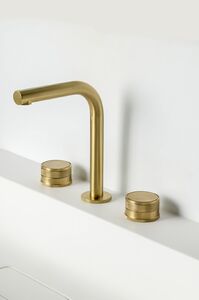Смеситель Boheme на столешницу PRESTIGE на 3 отв. MAT GOLD 152-MG-PR цвет матовое золото