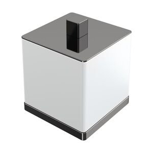 Стакан для ватных дисков Qubic Shine Gun Metal Boheme 10964-SGM
