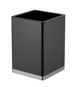 Стакан Boheme Q 10961-B-CR настольный черный с хромом