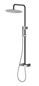 Стойка для душа STICK BLACK DIAMOND CHROME 128-BCR цвет черный матовый